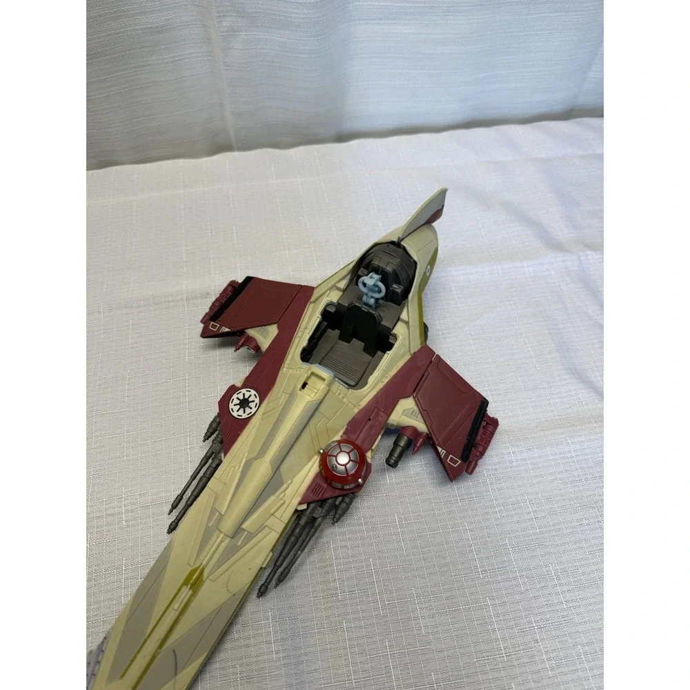 Hasbro Star Wars Obi-Wan Kenobi Jedi Starfighter Ship Vehicle 2004 3.75